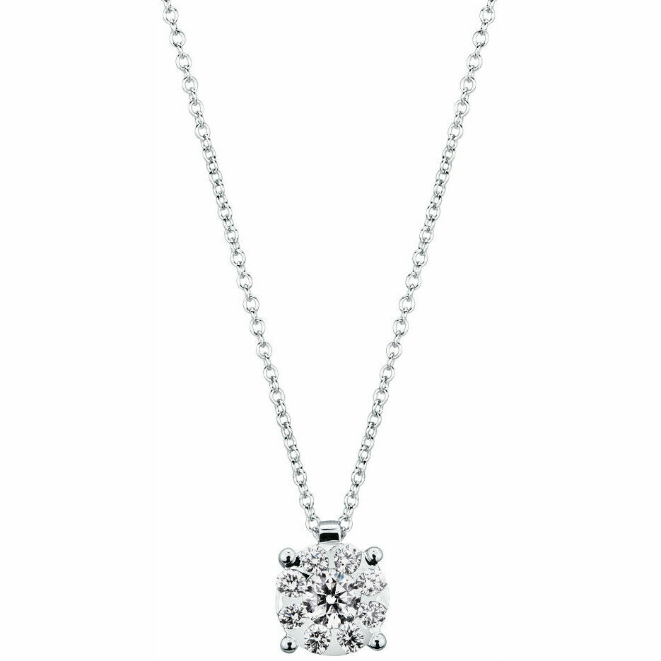 Mirco Visconti light point necklace in white gold and diamonds