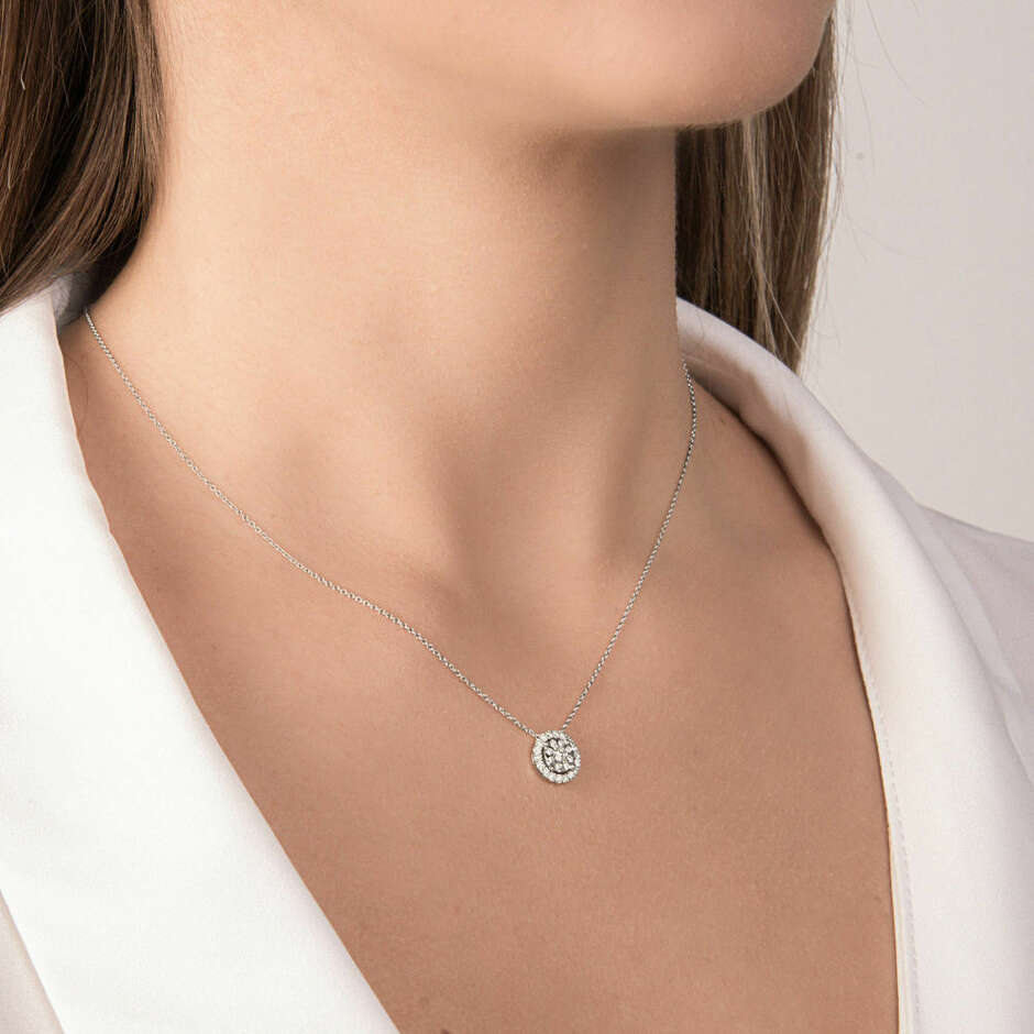 Mirco Visconti multi-stone light point necklace with diamonds