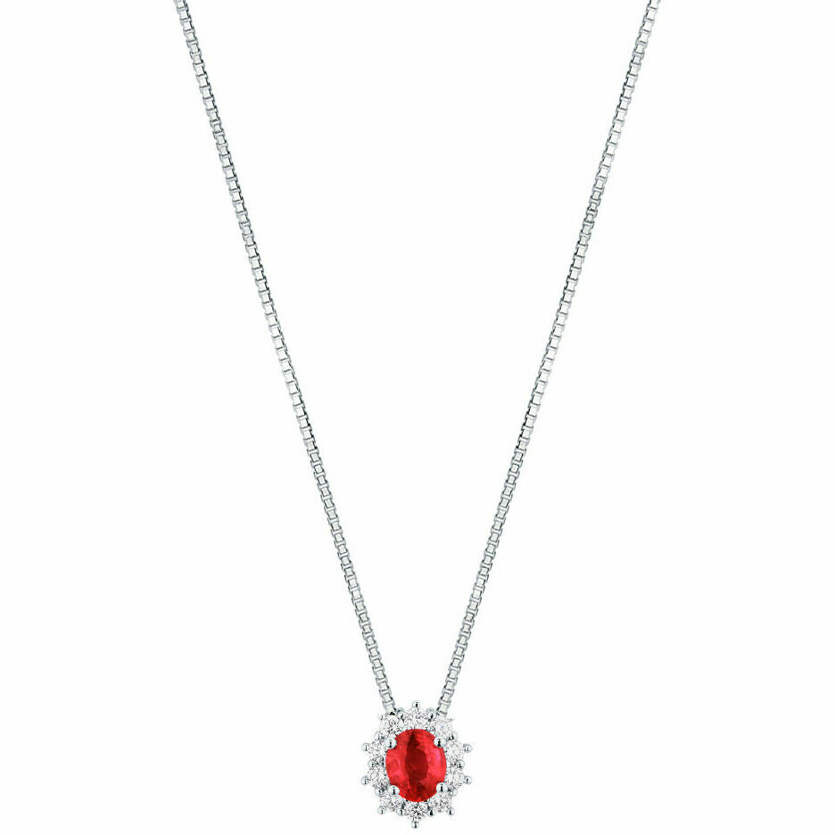 Mirco Visconti necklace with ruby and diamond pendant