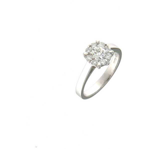 Mirco Visconti ring in white gold and diamonds