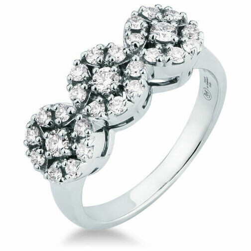 Mirco Visconti Trilogy Round Ring with Diamonds
