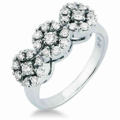 Mirco Visconti Trilogy Round Ring with Diamonds Mirco Visconti Trilogy Round Ring with Diamonds