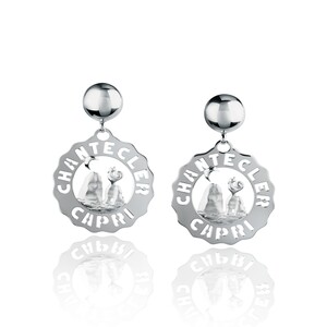 Monorecchino Chantecler Logo faraglioni piccoli in argento Monorecchino Chantecler Logo faraglioni piccoli in argento