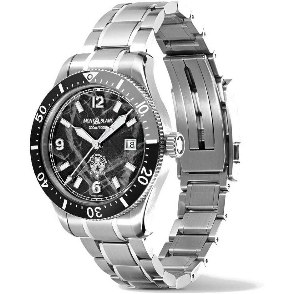 Montblanc 1858 Ice Sea automatic watch, black