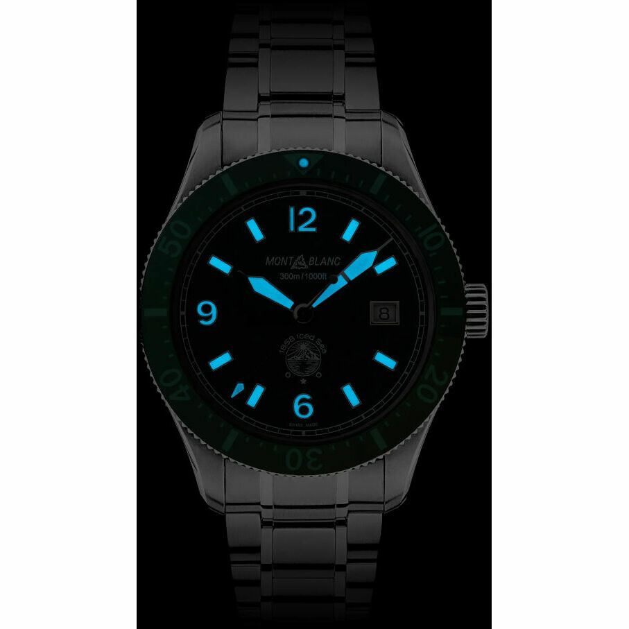 Montblanc 1858 Ice Sea green automatic watch