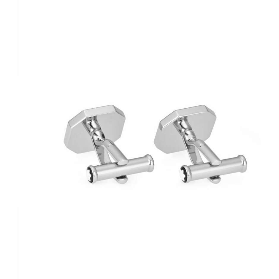 Montblanc Extreme octagonal cufflinks in steel and