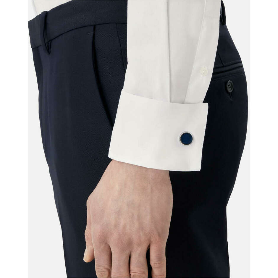 Montblanc Glacier Blue Steel Men's Cufflinks