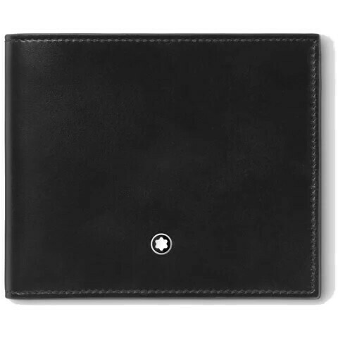 Montblanc Meisterstuc wallet in black leather 8 card slots