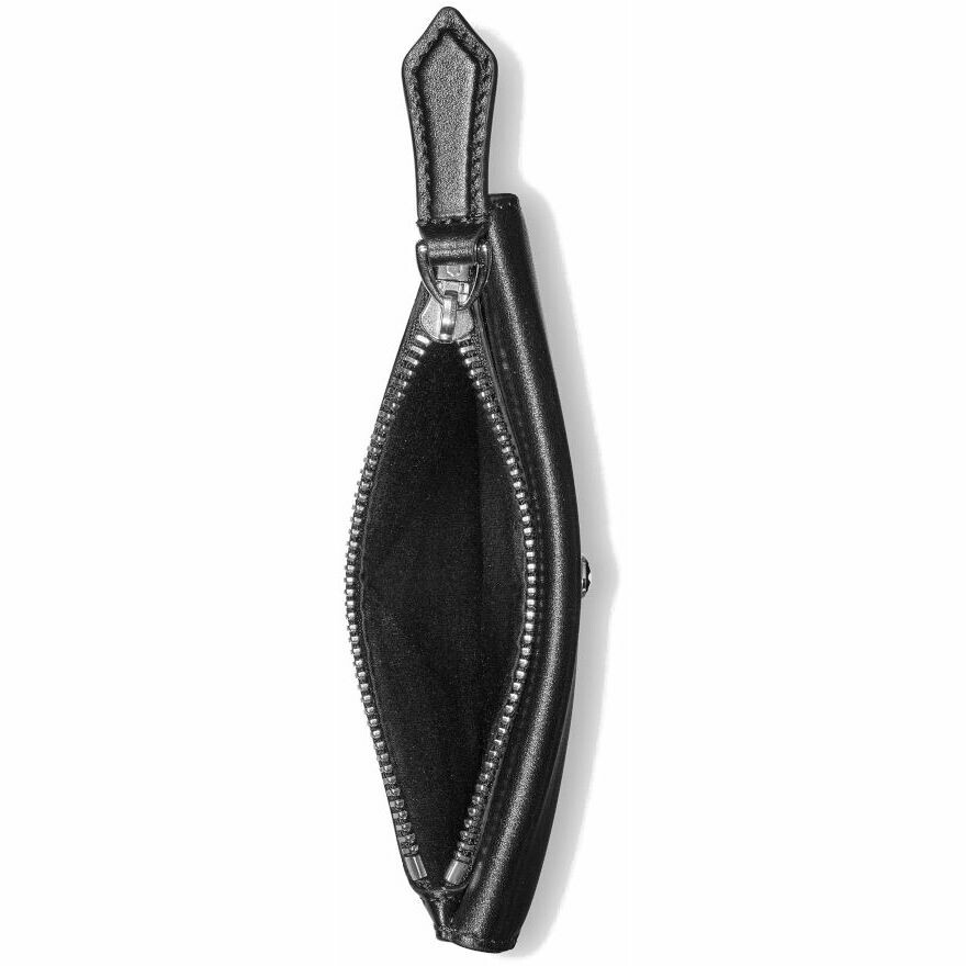 Montblanc Meisterstuck card holder in black leather with zip