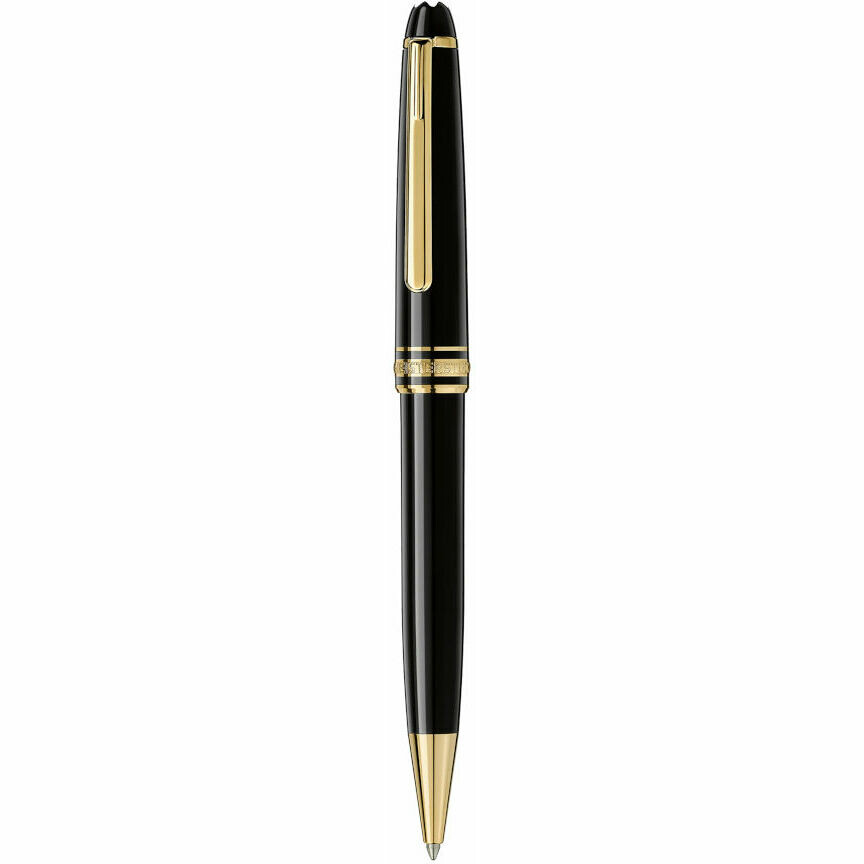 Montblanc Meisterstuck Classique ballpoint pen in resin with gold trim
