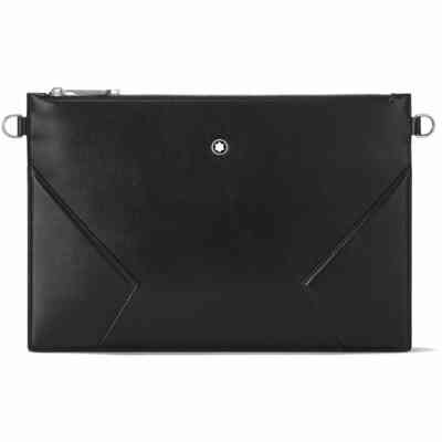 Montblanc Meisterstuck document pouch in black leather