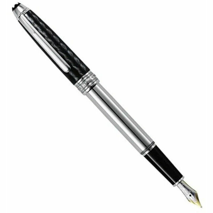 Montblanc Meisterstuck fountain pen in steel and carbon