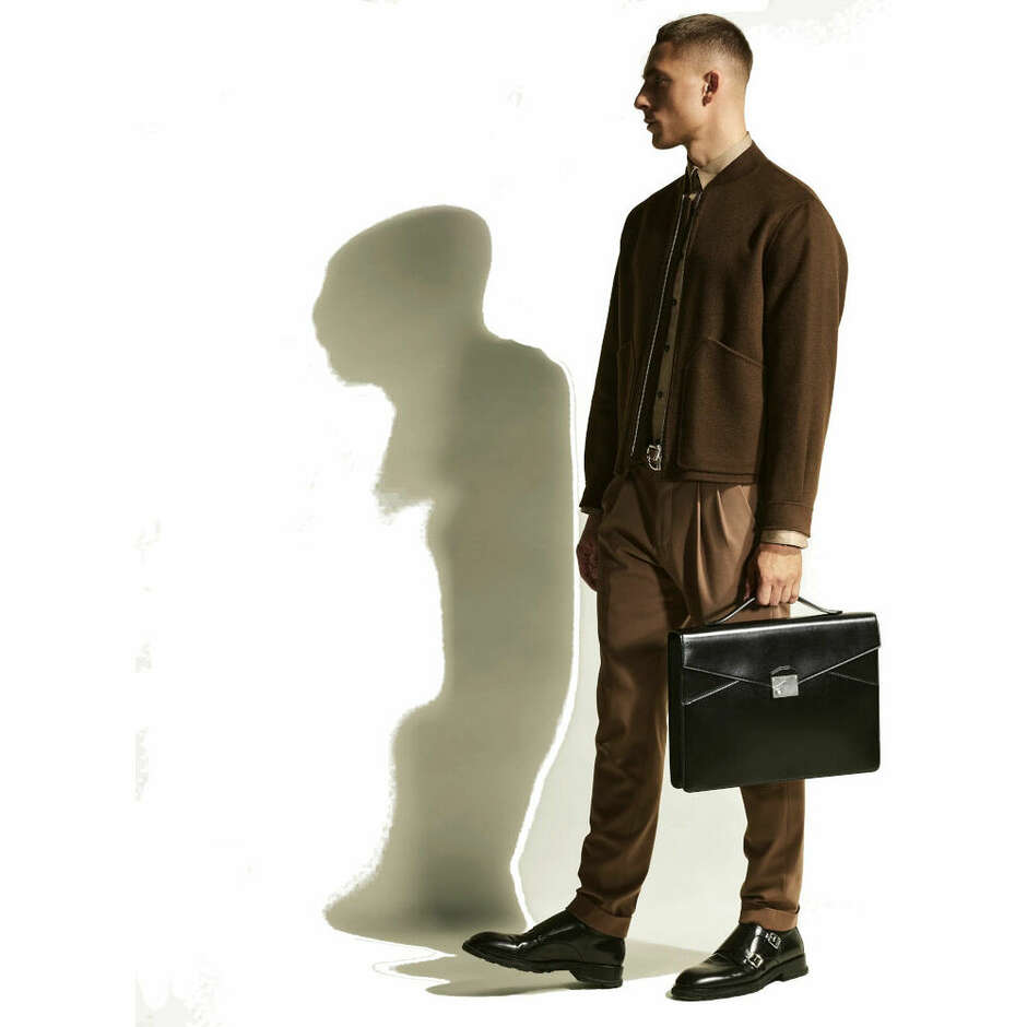 Montblanc Meisterstück briefcase in black leather