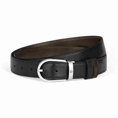Montblanc Meisterstück reversible black brown belt