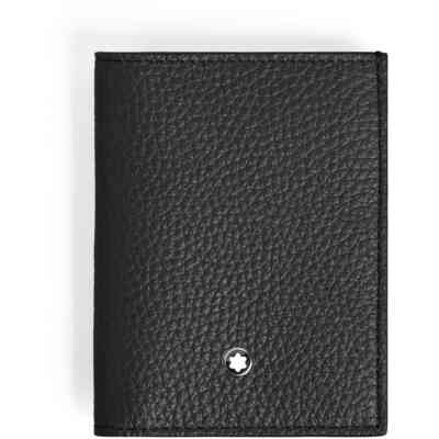 Montblanc Mini Vertical Wallet in Black Leather