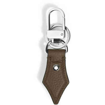 Montblanc nib-shaped leather key ring