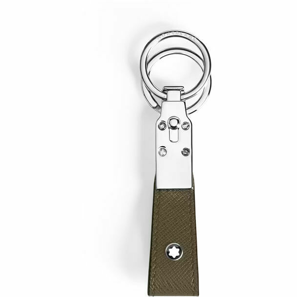 Montblanc Sartorial Key Ring in Khaki Leather