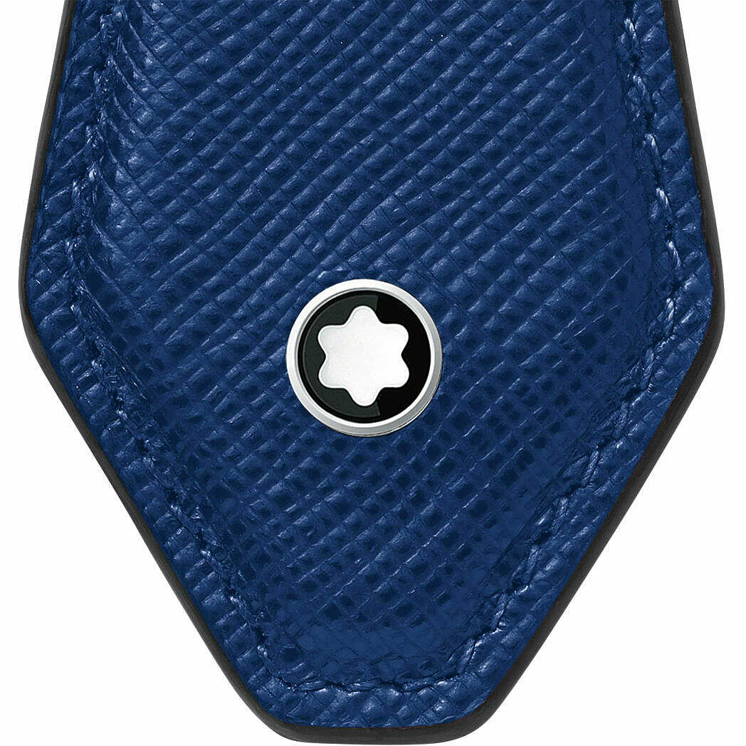 Montblanc Men's Sartorial Leather Key Fob