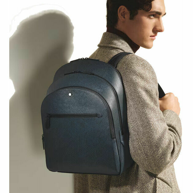 Montblanc Sartorial Medium Backpack, Blue