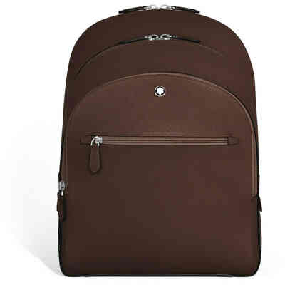Montblanc Sartorial Medium Backpack in Ebony Leather