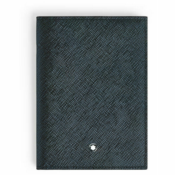 Montblanc Sartorial Passport Holder tWEED bLU