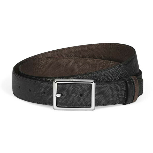 Montblanc Sartorial Reversible Belt Black Brown 30 mm