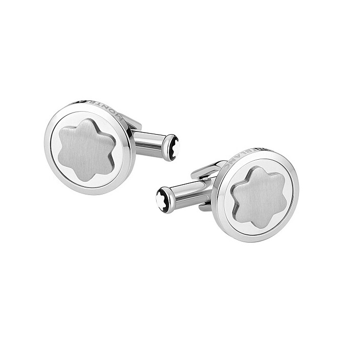 Montblanc Star men's steel cufflinks