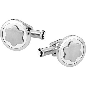 Montblanc Star men's steel cufflinks