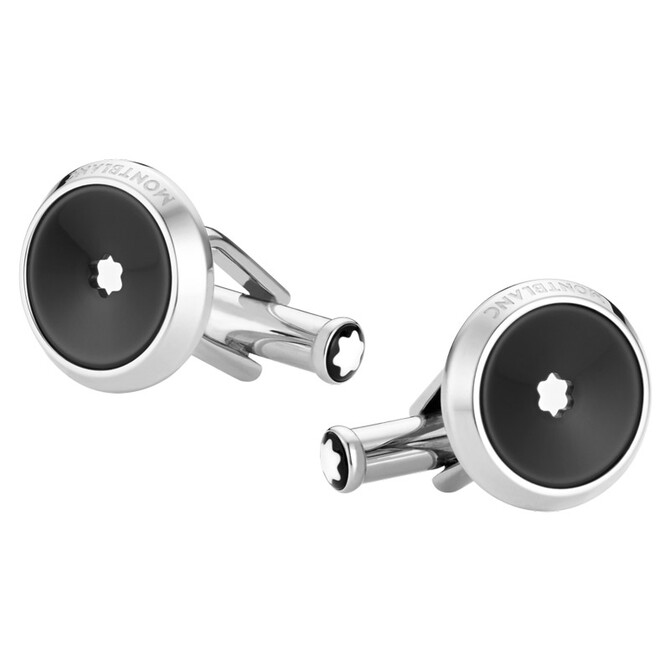 Montblanc Star round cufflinks