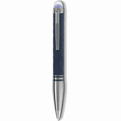 Penna a sfera Montblanc Meisterstück Glacier Midsize blu - 129395