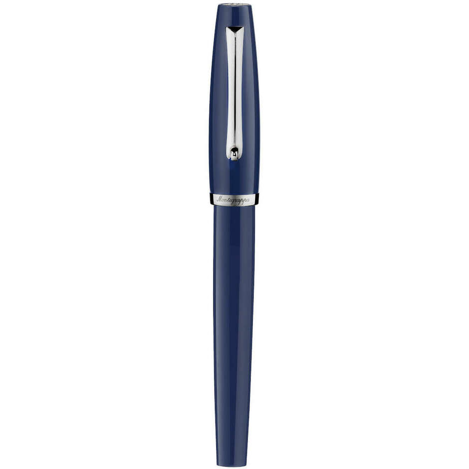 Montegrappa Manager rollerball pen navy blue steel
