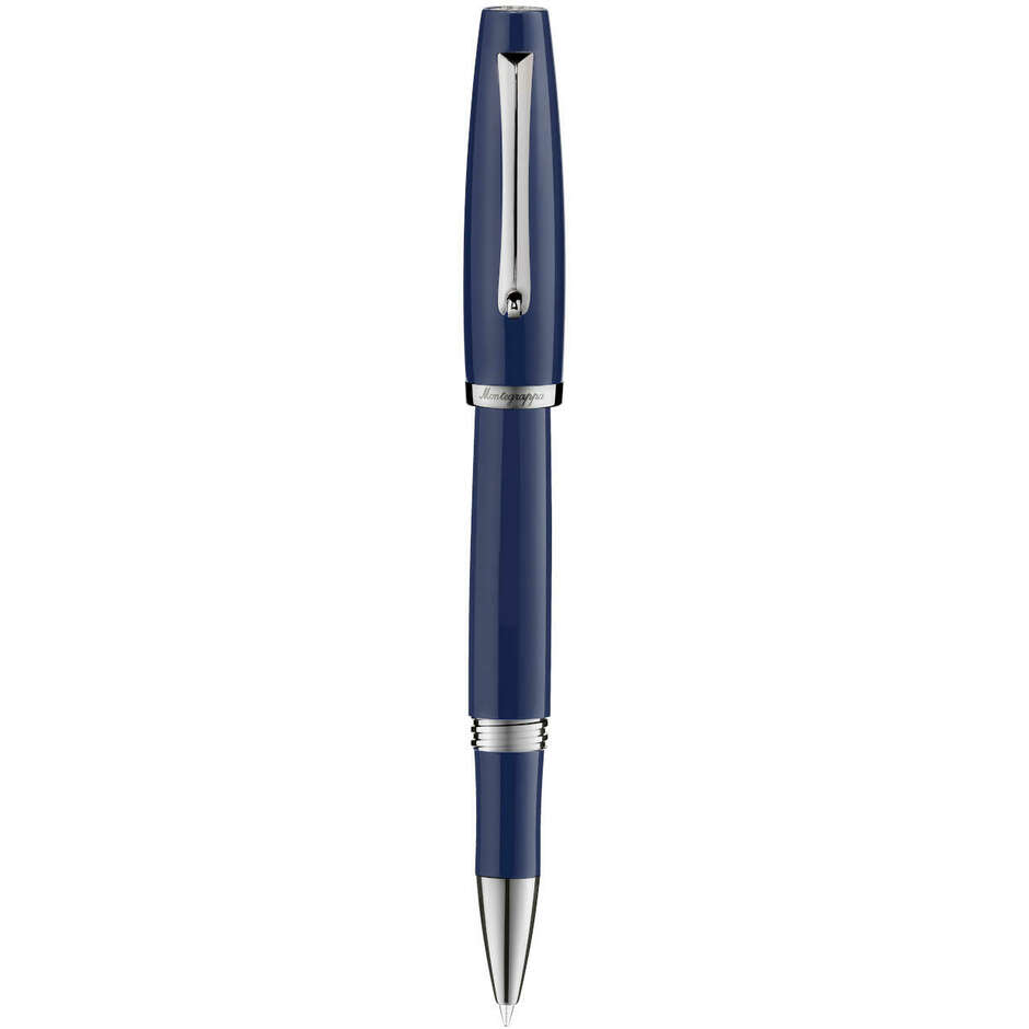 Montegrappa Manager rollerball pen navy blue steel