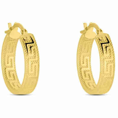 Orecchini a Cerchio da Donna in Oro Giallo Stroili 15mm Orecchini a Cerchio da Donna in Oro Giallo Stroili 15mm