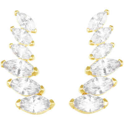 Orecchini a lobo da donna Stroili in oro e zirconi Orecchini a lobo da donna Stroili in oro e zirconi