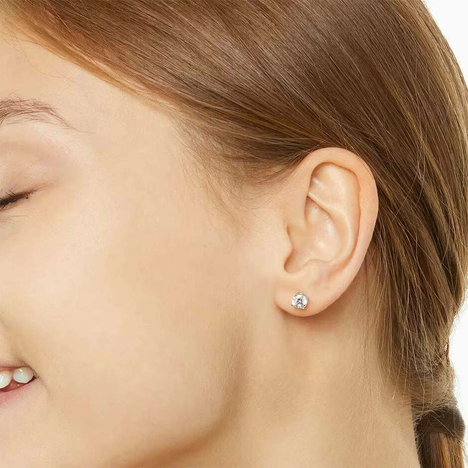 Orecchini a lobo in Argento con Zircone Stroili