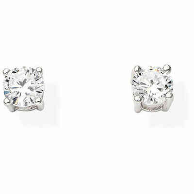 Orecchini Amen punto luce bianco 4 mm Orecchini Amen punto luce bianco 4 mm