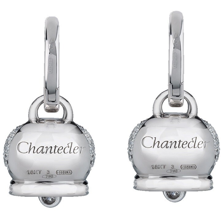 Orecchini Chantecler Campanella medie in pavè di diamanti