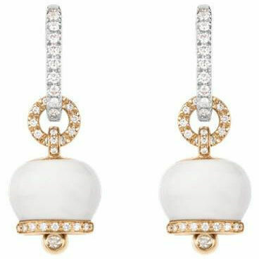 Orecchini Chantecler Campanella piccola in oro diamanti e kogolong Orecchini Chantecler Campanella piccola in oro diamanti e kogolong