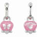 Orecchini Chantecler Campanella piccola smalto Rosa Smalto rosa