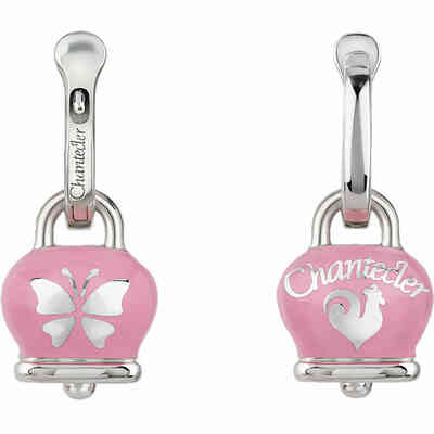 Orecchini Chantecler Campanella piccola smalto Rosa Orecchini Chantecler Campanella piccola smalto Rosa