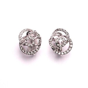 Orecchini Damiani Bocciolo in oro e diamanti Orecchini Damiani Bocciolo in oro e diamanti