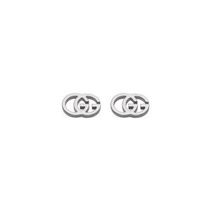 Orecchini Gucci GG Running in oro bianco Orecchini Gucci GG Running in oro bianco