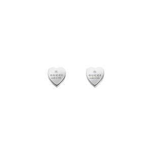 Orecchini Gucci Trademark Cuore in argento Orecchini Gucci Trademark Cuore in argento