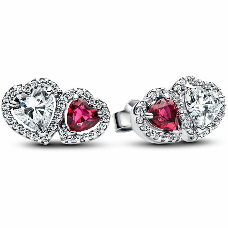 Orecchini Pandora Doppi Cuori