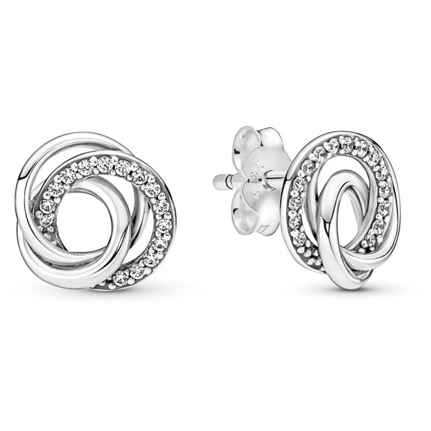 Orecchini Pandora Intrecci Infiniti