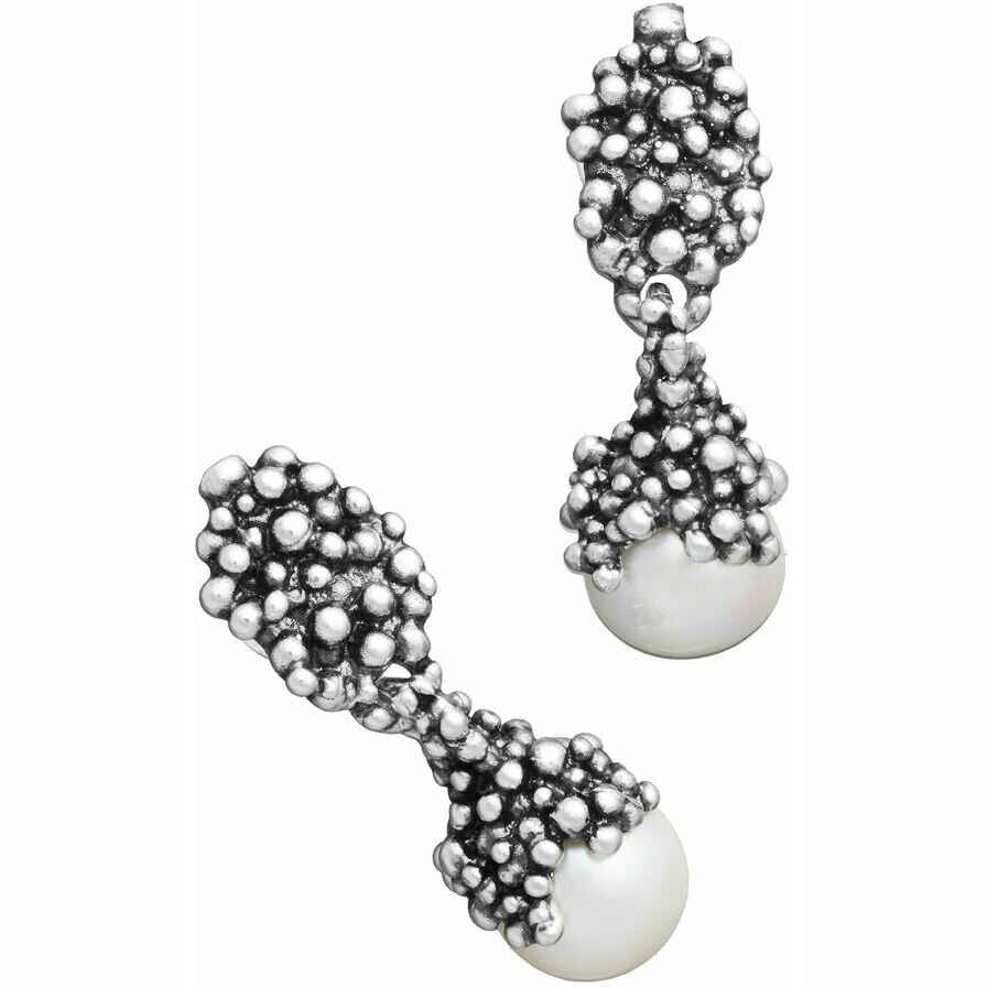 Orecchini pendenti Giovanni Raspini Mini Drops in argento e perle