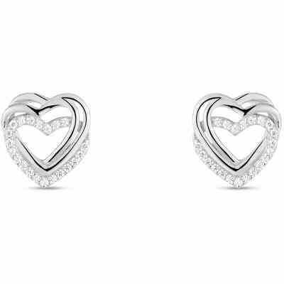 Orecchini Stroili doppio cuore in argento Orecchini Stroili doppio cuore in argento