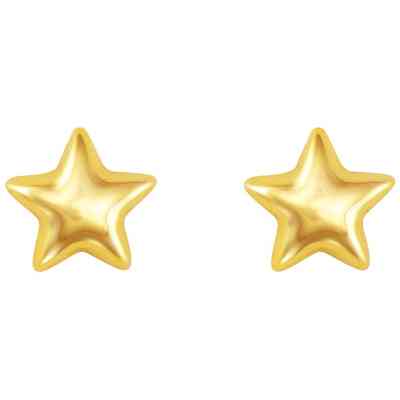 Orecchini Stroili in Oro Giallo a forma di Stella