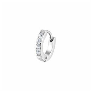 Orecchino Brosway Chakra a cerchio con cristalli bianchi Orecchino Brosway Chakra a cerchio con cristalli bianchi