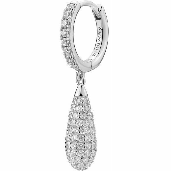 Orecchino Brosway Fancy a goccia con zirconi bianchi